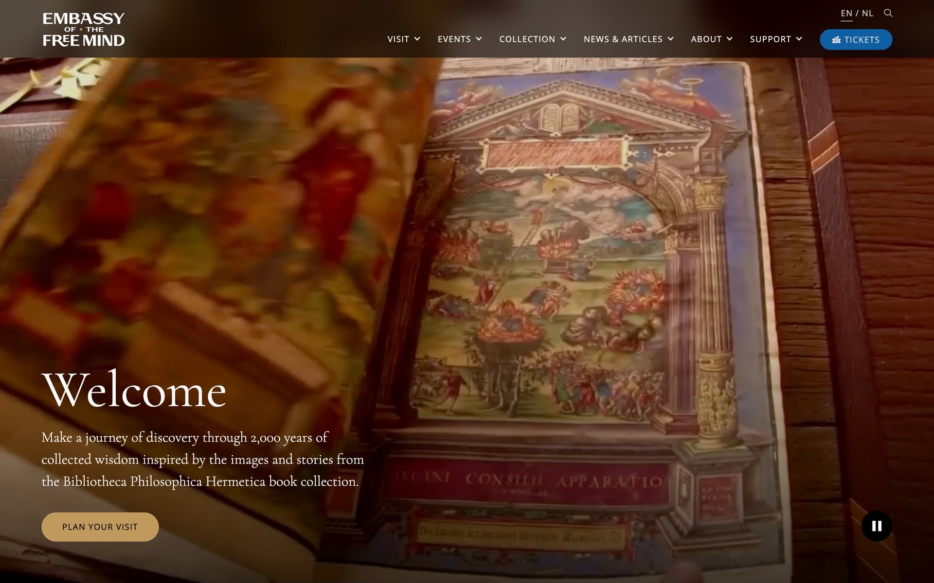 The Embassy of the Free Mind homepage