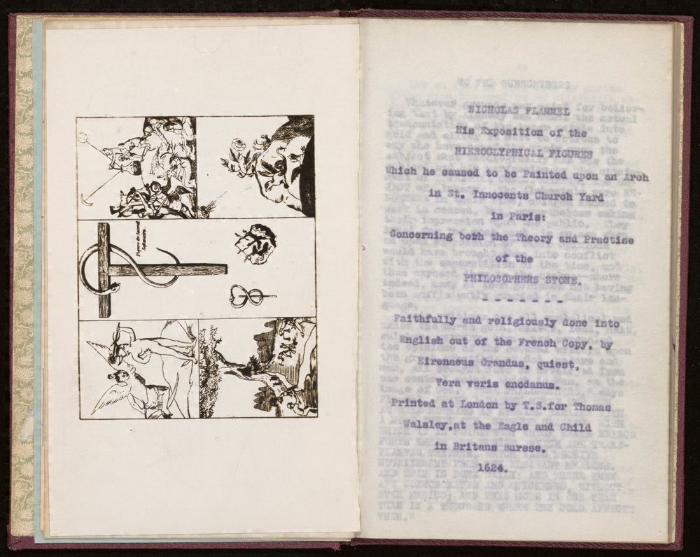 Flamel, Hieroglyphical Figures