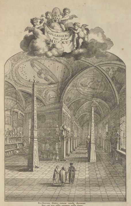Frontispiece depicting the Museum Kircherianum in Rome